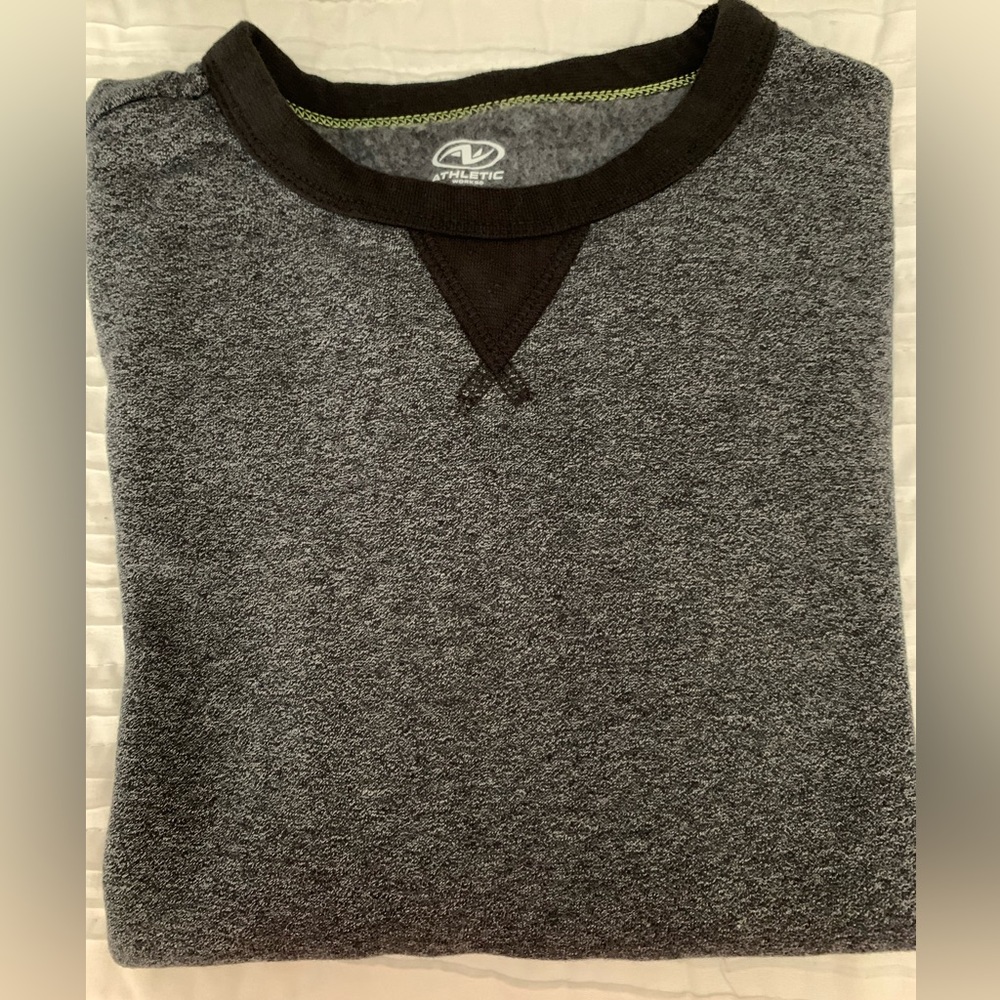 Set of 2-Athletic Works Long Sleeve Crew Neck Pullover Sweater & Pants Sz-10-12